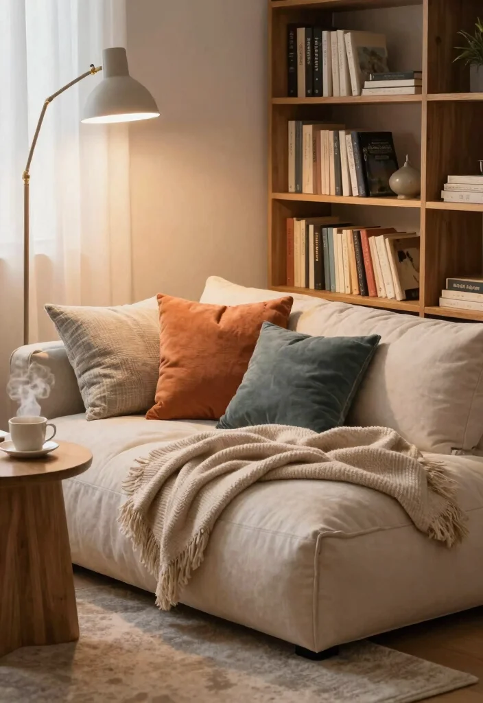 10 Futon Bedroom Ideas for Flexible Small Spaces 7. Cozy Reading Nook 0