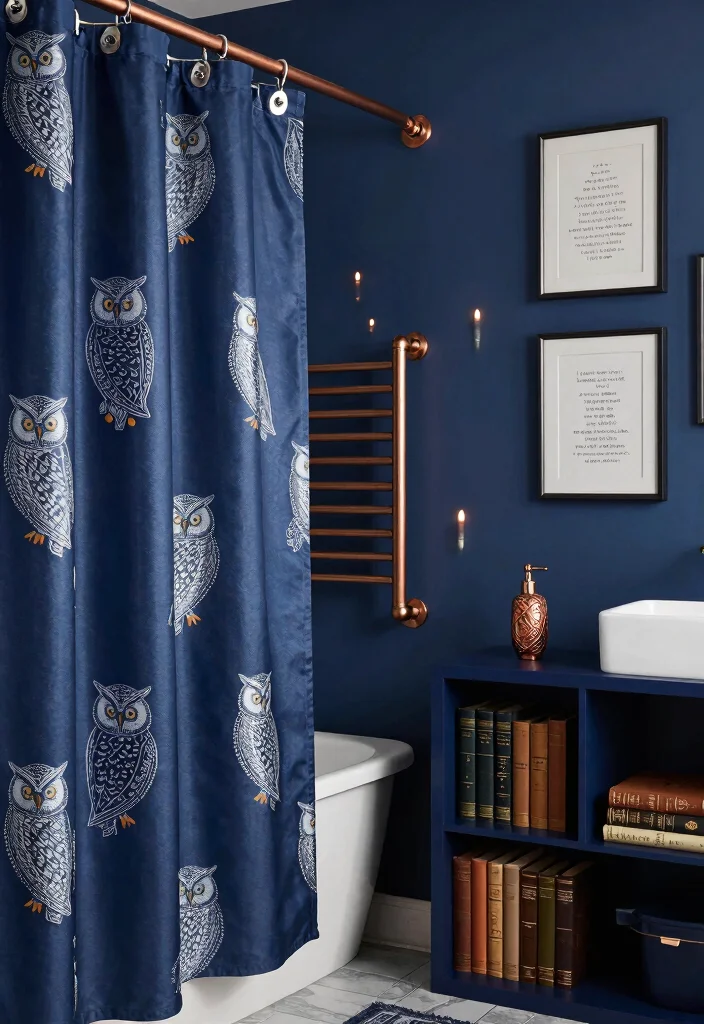 10 Harry Potter Bathroom Ideas with Magical Details 4. Ravenclaw Retreat 0
