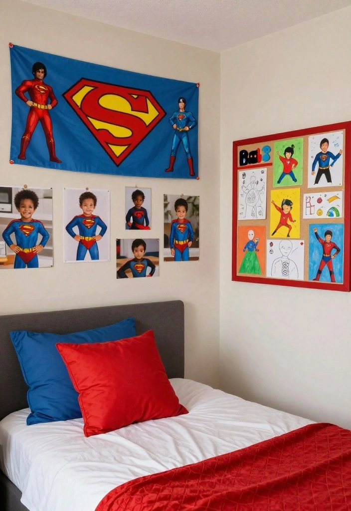 10 Marvel Bedroom Ideas for Superhero Fans 10. Personalized Touches 0