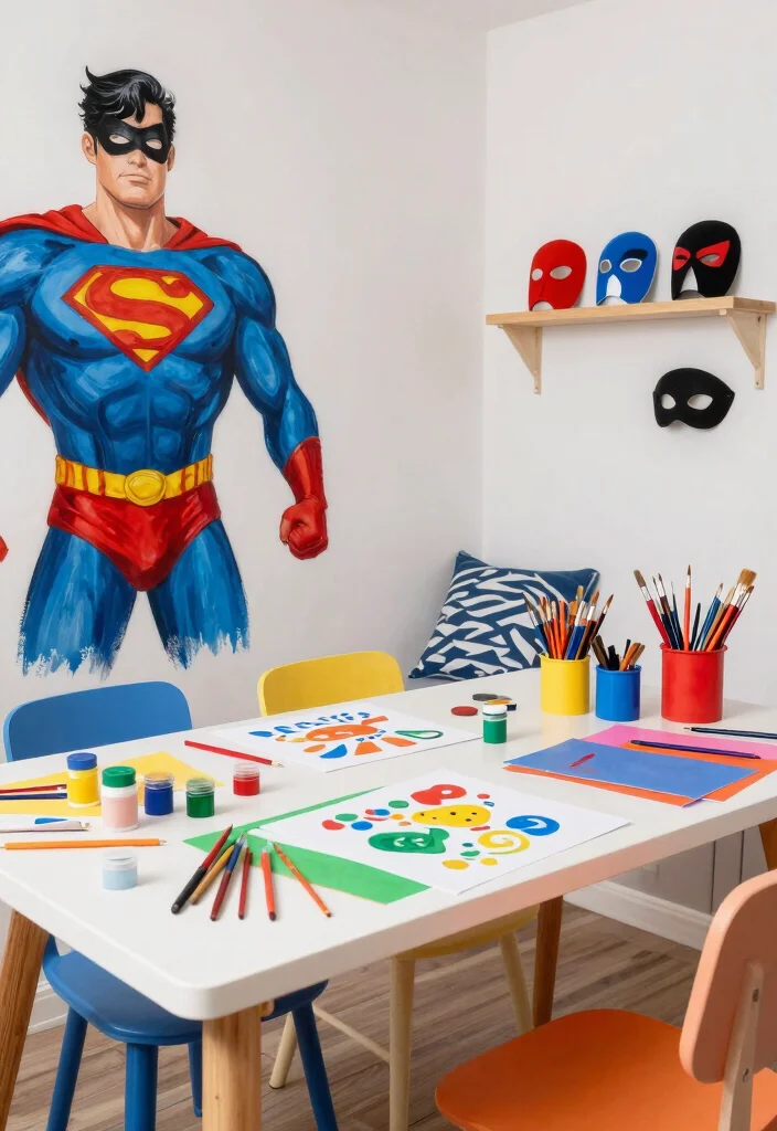 10 Marvel Bedroom Ideas for Superhero Fans 6. DIY Superhero Crafts 0
