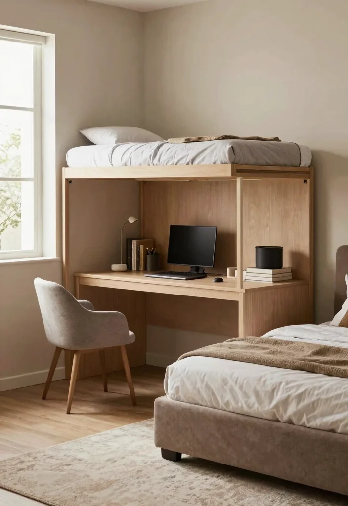 10 Small Box Bedroom Ideas That Maximize Space 2. Multifunctional Furniture 0