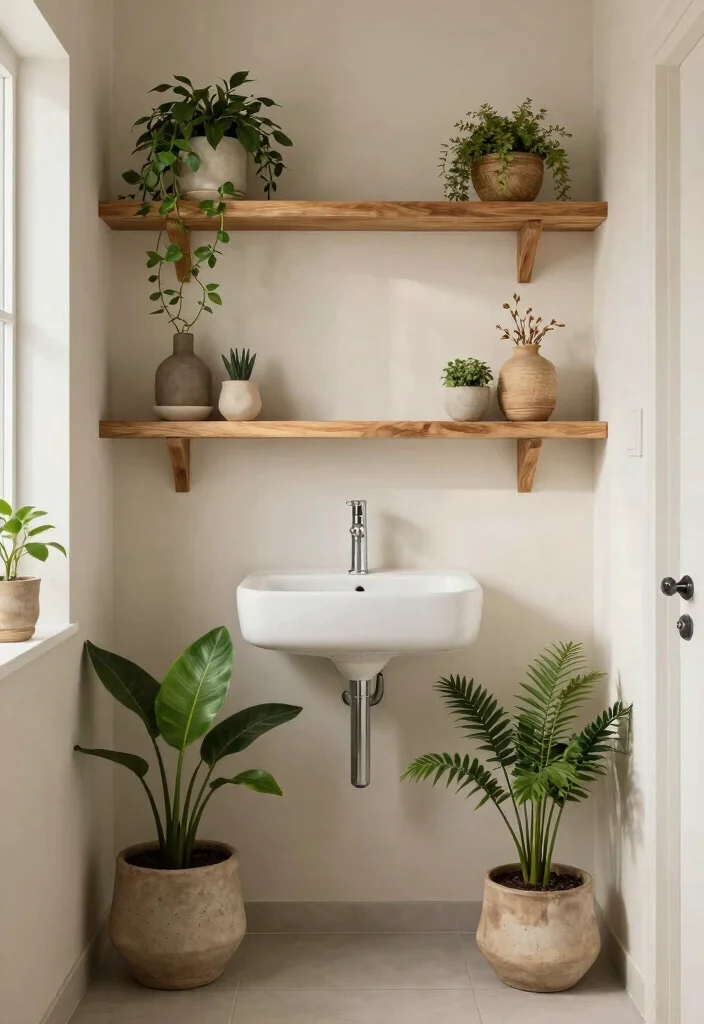 10 Tiny Bathroom with Shower Ideas for Ultra Small Spaces 60 10 Tiny Bathroom with Shower Ideas for Ultra Small Spaces 10. Nature Inspired Elements 0