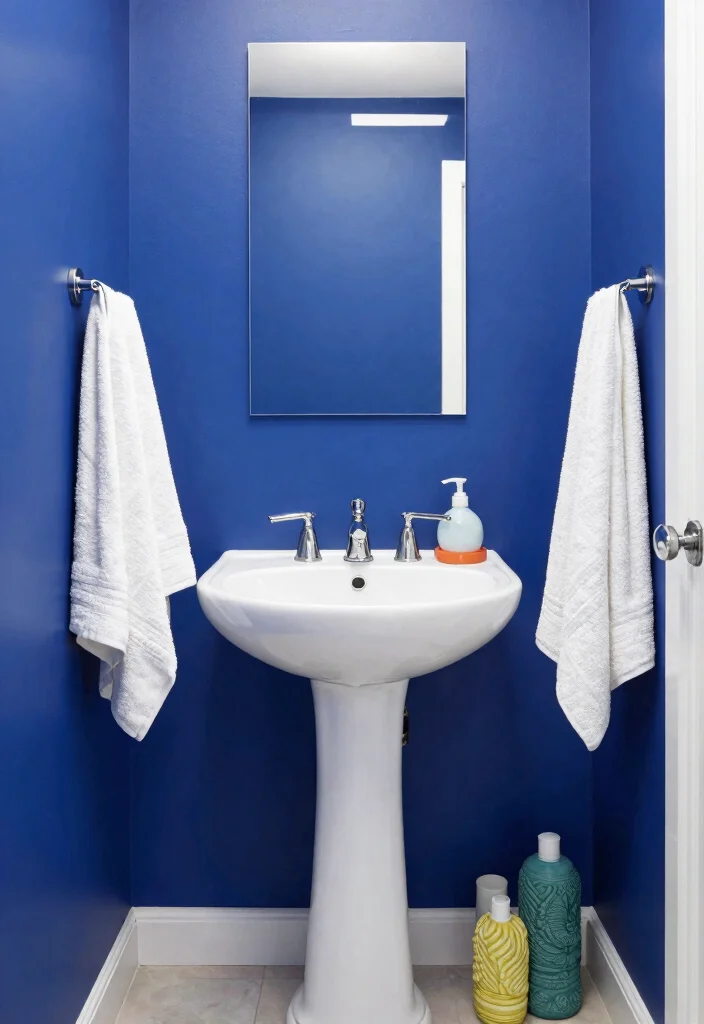 10 Tiny Bathroom with Shower Ideas for Ultra Small Spaces 49 10 Tiny Bathroom with Shower Ideas for Ultra Small Spaces 9. Color Play 0