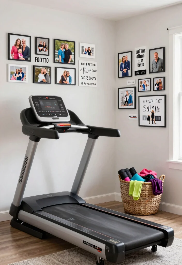 10 Treadmill in Living Room Ideas for Home Fitness 9. Personalize Your Space 0