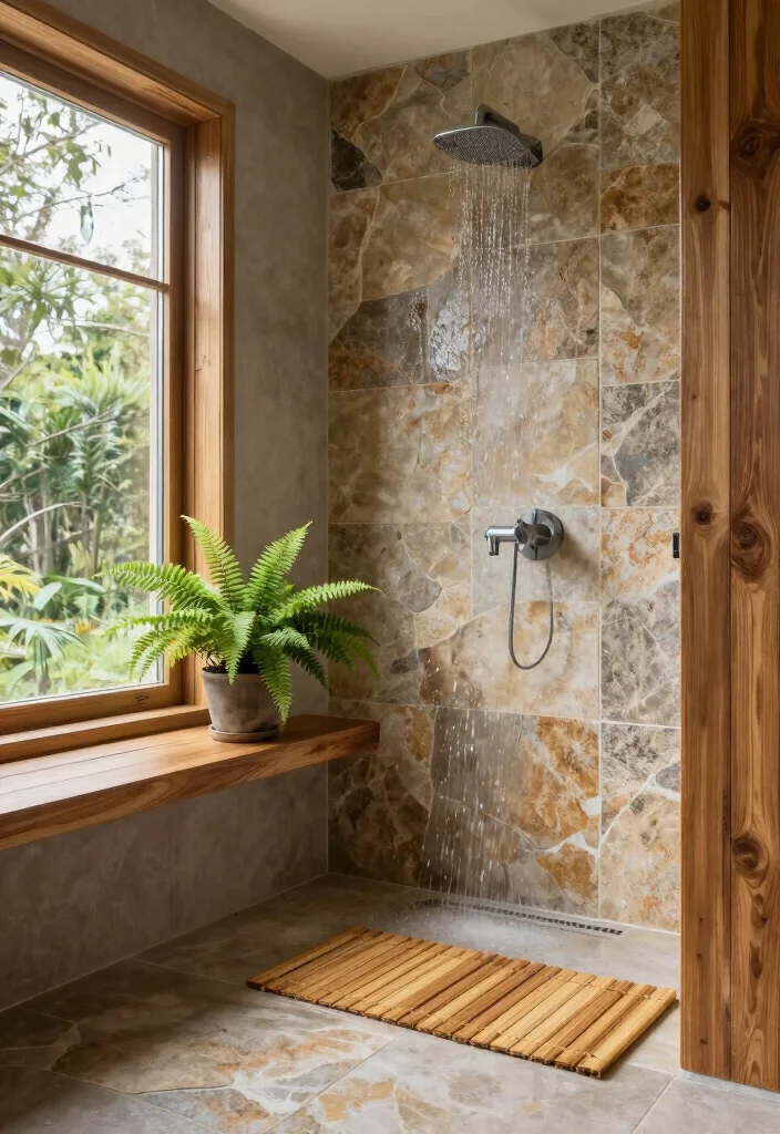 12 Bathroom Wet Room Ideas for a Sleek Modern Layout 25 12 Bathroom Wet Room Ideas for a Sleek Modern Layout 5. Nature Inspired Elements 0