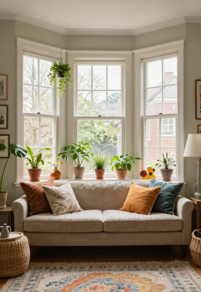 12 Bay Window Living Room Decorating Ideas with Light Conclusion 0