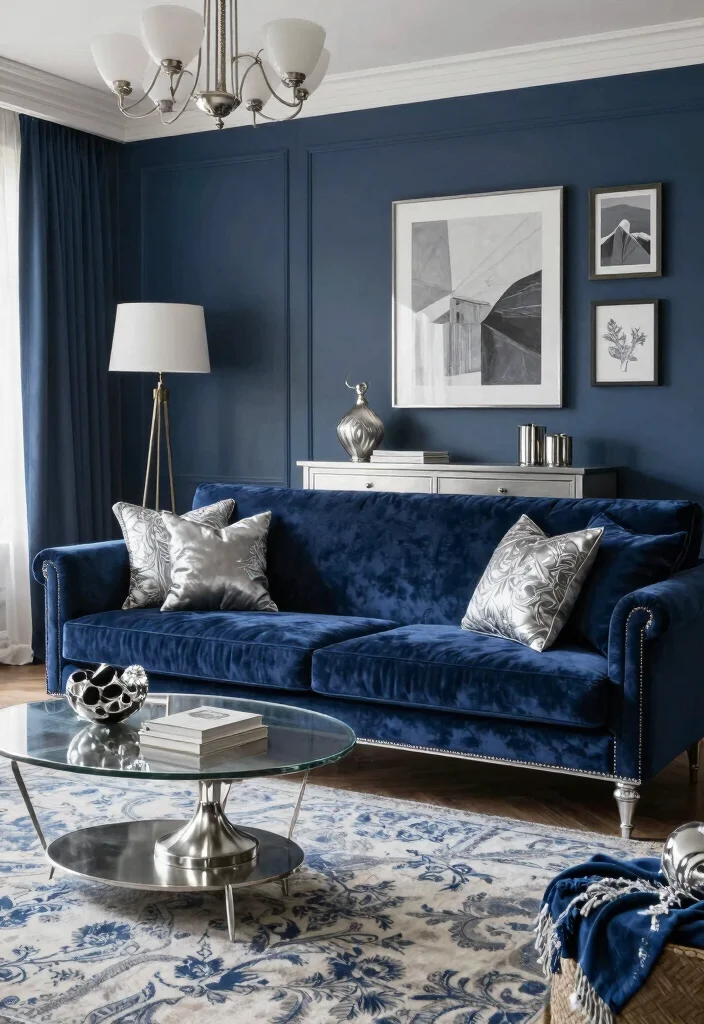 12 Blue and Silver Living Room Ideas with Cool Elegance Conclusion 0