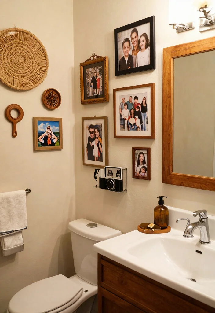 12 Boho Bathroom Ideas with Warm Texture and Personality 11. Personal Touches 0