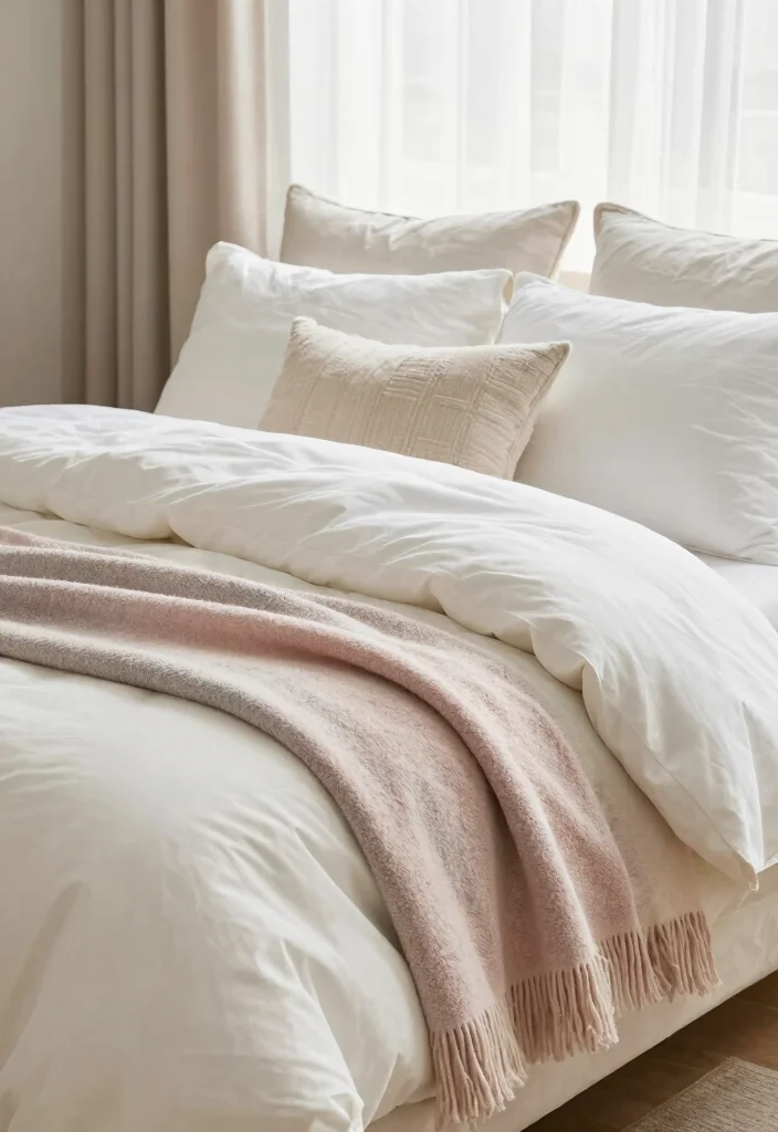 12 Clean Bedroom Ideas for a Calm Minimal Look 4. Invest in Quality Bedding 0