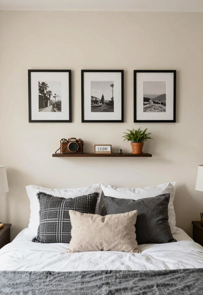 12 Clean Bedroom Ideas for a Calm Minimal Look 8. Personal Touches Without Clutter 0
