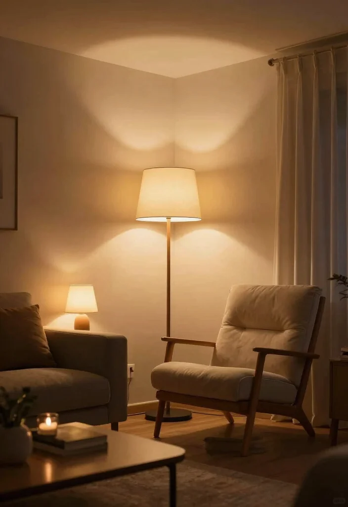 12 Comfortable Living Room Ideas for Daily Relaxing 26 12 Comfortable Living Room Ideas for Daily Relaxing 6. Cozy Lighting Options 0