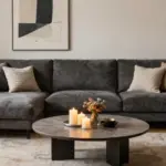 12 Dark Grey Sectional Living Room Ideas with Depth