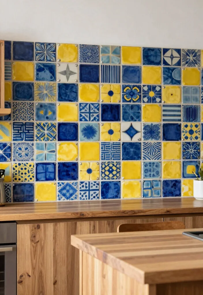 12 Eclectic Kitchen Ideas with Mixed Texture and Color 2. Textured Backsplash 0