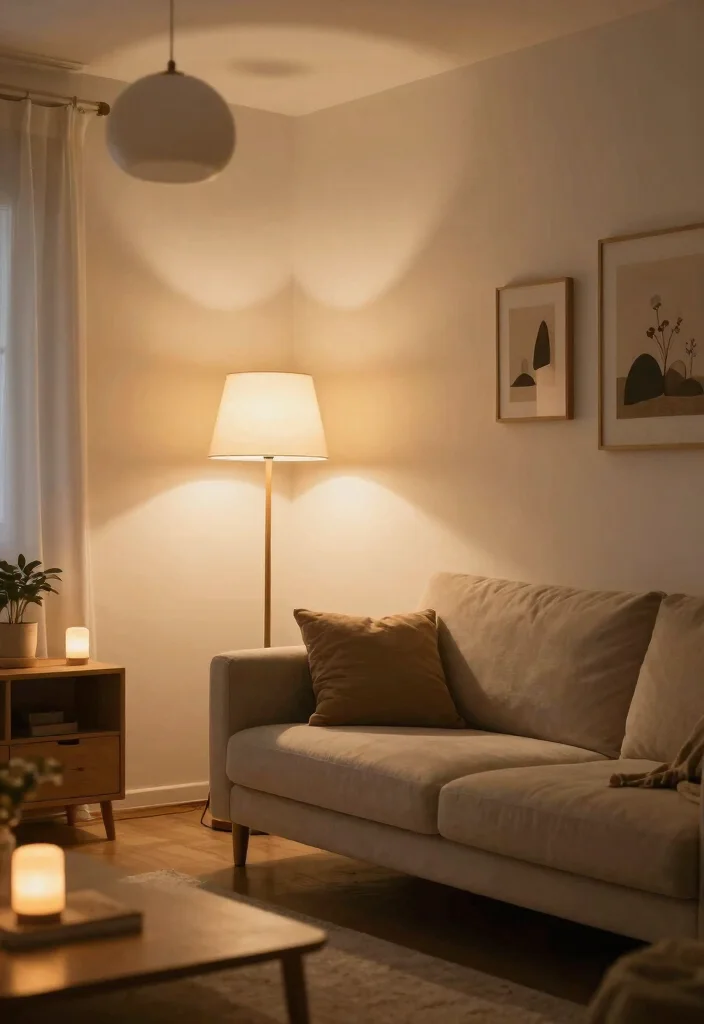 12 IKEA Living Room Ideas for Smart Affordable Style 14 12 IKEA Living Room Ideas for Smart Affordable Style 4. Soft and Sustainable Lighting 0