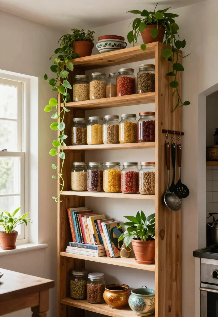 12 Indian Kitchen Utility Area Ideas for Daily Function 4. Vertical Storage Solutions 0