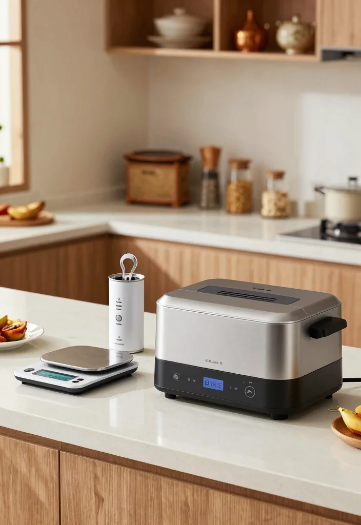 12 Indian Kitchen Utility Area Ideas for Daily Function 9. Smart Kitchen Gadgets 0