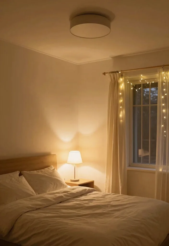 12 Ivory Bedroom Ideas for a Light Elegant Feel 4. Soft Ambient Lighting 0