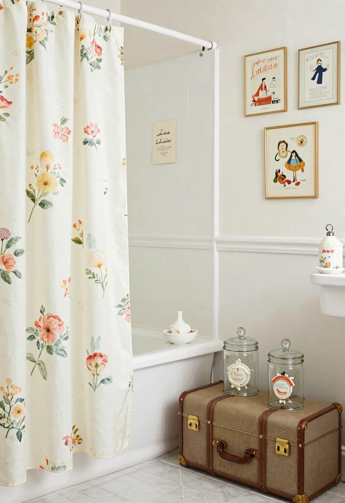12 Kids Bathroom Decor Ideas That Are Fun and Functional 10. Vintage Charm 0