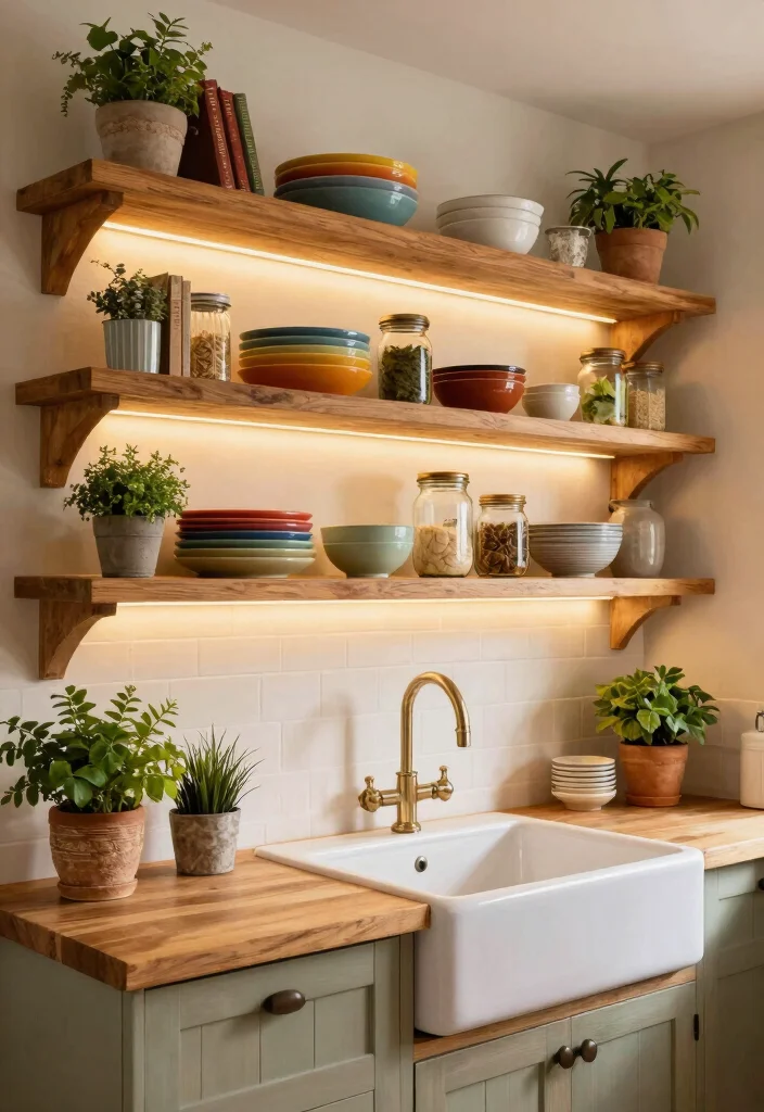 12 Kitchen Decoration Ideas for a Finished Look 1 12 Kitchen Decoration Ideas for a Finished Look 1. Embrace Open Shelving 0