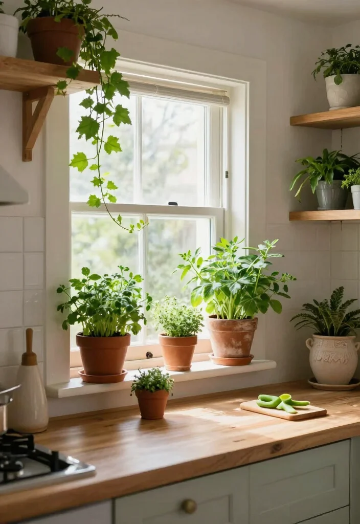 12 Kitchen Decoration Ideas for a Finished Look 50 12 Kitchen Decoration Ideas for a Finished Look 10. Incorporate Greenery 0