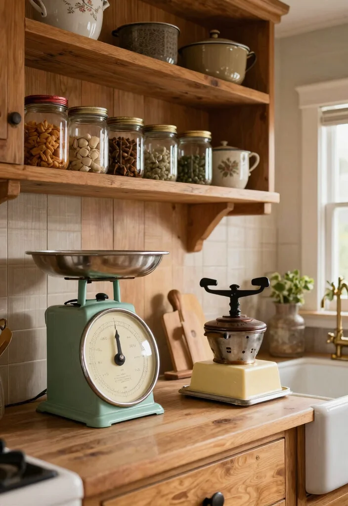 12 Kitchen Decoration Ideas for a Finished Look 2 12 Kitchen Decoration Ideas for a Finished Look 2. Vintage Accents and Finds 0