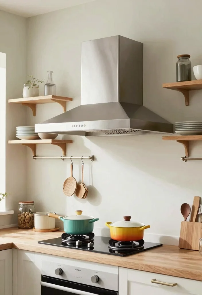 12 Kitchen Hood Ideas for Modern Functional Cooking 2. Compact Wall Mounted Hoods 0