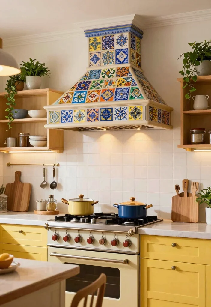 12 Kitchen Hood Ideas for Modern Functional Cooking 5. Decorative Range Hoods 0