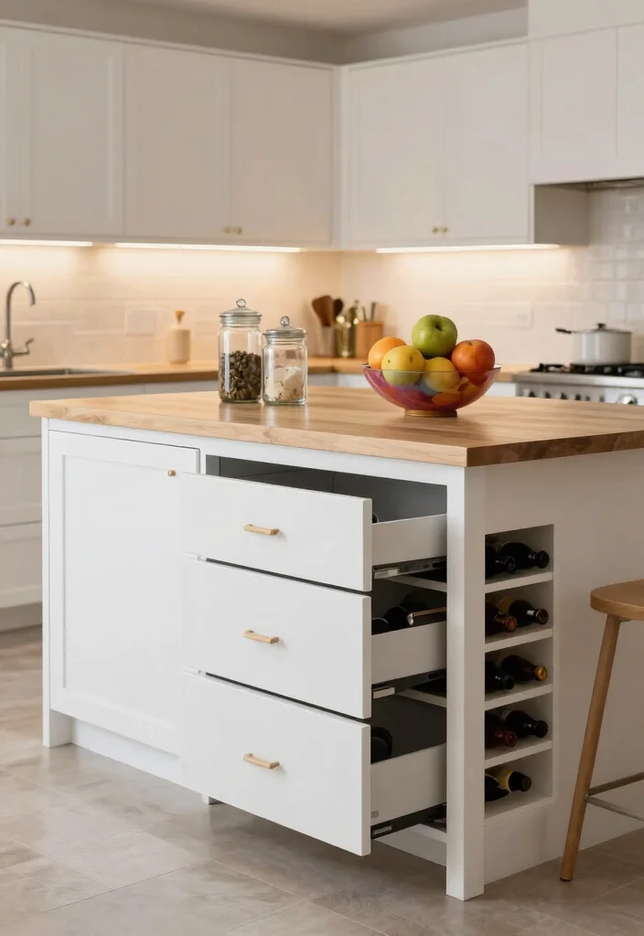 12 Kitchen Island Table Ideas for Multi Use Layouts 5. Island with Integrated Storage 0