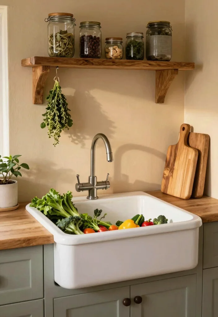 12 Kitchen Sink Ideas for Style and Everyday Use 3. Farmhouse Apron Sinks 0