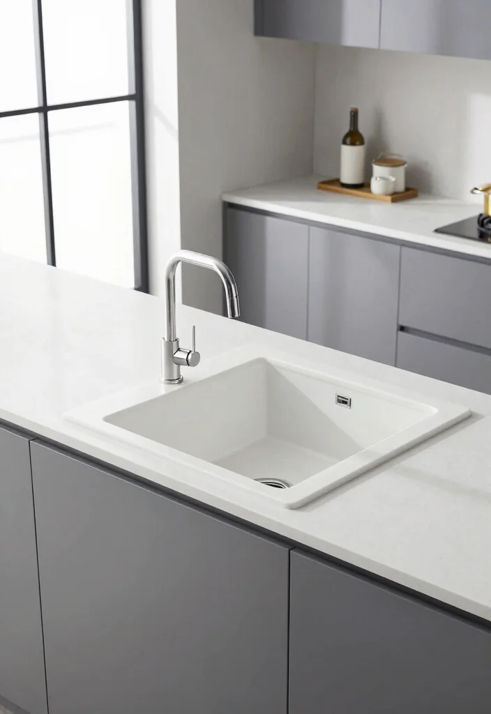 12 Kitchen Sink Ideas for Style and Everyday Use 6. Integrated Sinks 0