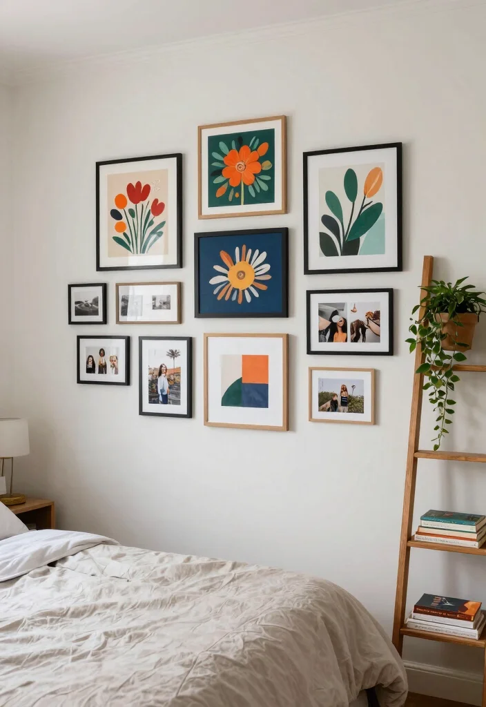 12 Ladies Bedroom Ideas with Soft Stylish Details 36 12 Ladies Bedroom Ideas with Soft Stylish Details 6. Personal Art Displays 0