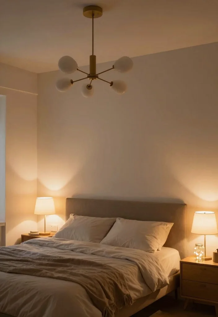 12 Ladies Bedroom Ideas with Soft Stylish Details 47 12 Ladies Bedroom Ideas with Soft Stylish Details 7. Layered Lighting Options 0