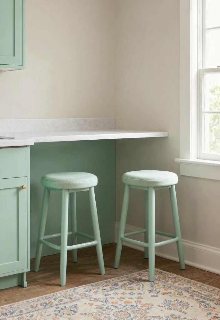 12 Light Green Kitchen Ideas for a Fresh Natural Feel 3. Light Green Accent Pieces 0