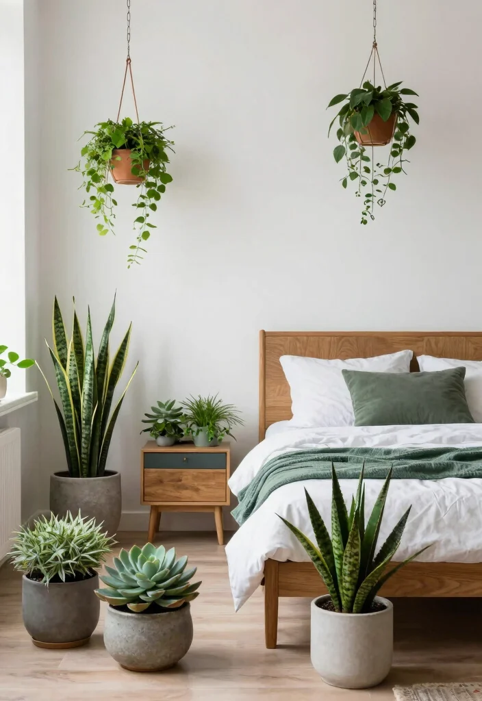 12 MCM Bedroom Ideas with Retro Modern Style 60 12 MCM Bedroom Ideas with Retro Modern Style 10. Incorporating Nature 0