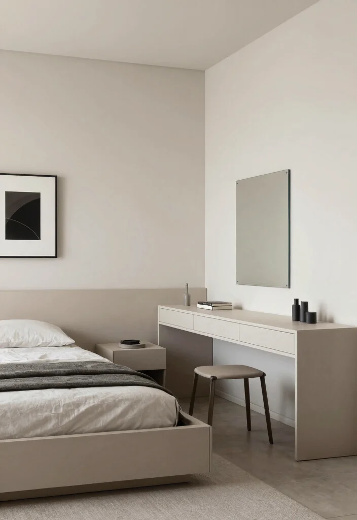 12 MCM Bedroom Ideas with Retro Modern Style 24 12 MCM Bedroom Ideas with Retro Modern Style 4. Minimalist Functionality 0