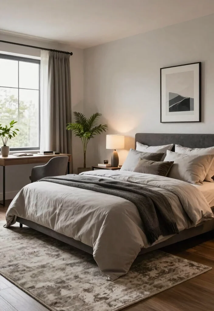 12 Medium Bedroom Ideas for Balanced Furniture Layouts 4. Play with Spatial Arrangement 0