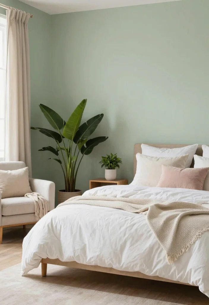 12 Medium Bedroom Ideas for Balanced Furniture Layouts 8. Opt for Soft Color Palettes 0
