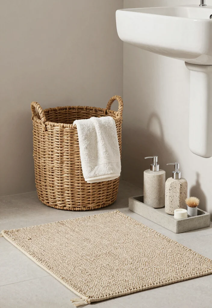 12 Men’s Bathroom Decor Ideas with Clean Masculine Style 5 12 Mens Bathroom Decor Ideas with Clean Masculine Style 5. Textured Accessories 0