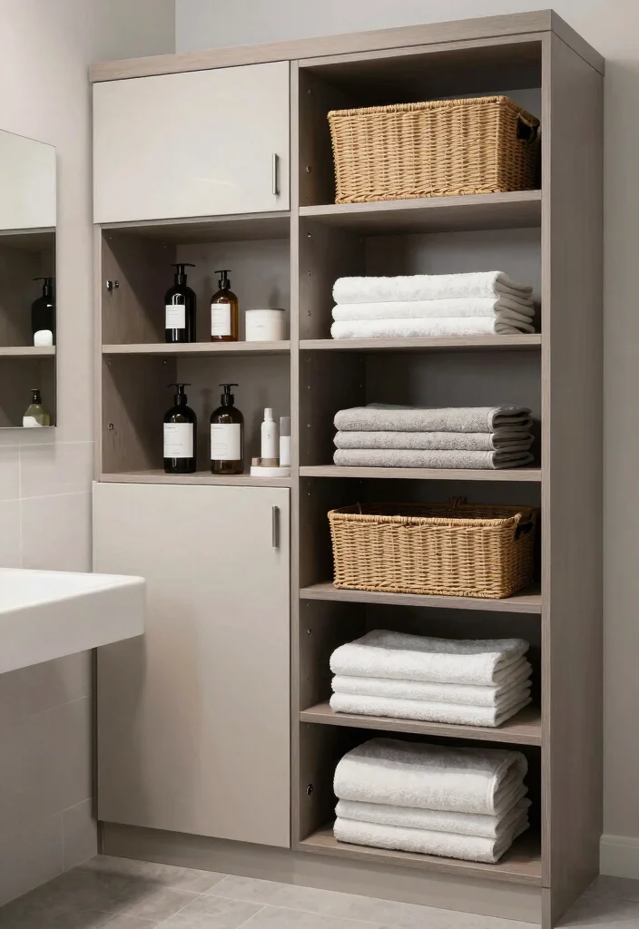 12 Men’s Bathroom Decor Ideas with Clean Masculine Style 16 12 Mens Bathroom Decor Ideas with Clean Masculine Style 6. Functional Bathroom Storage 0