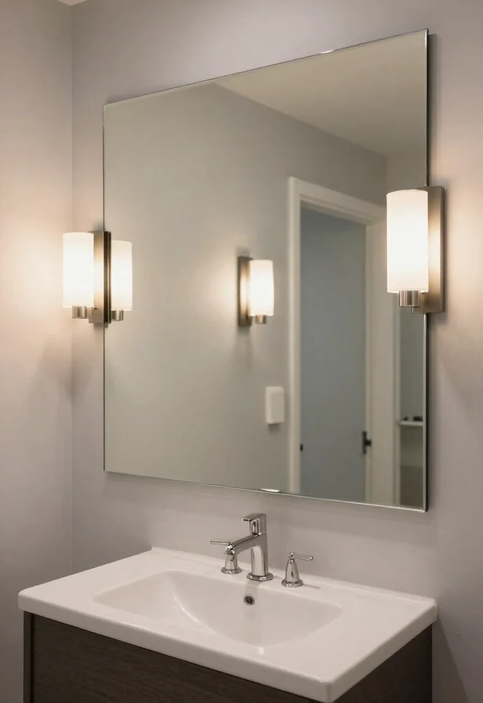 12 Men’s Bathroom Decor Ideas with Clean Masculine Style 17 12 Mens Bathroom Decor Ideas with Clean Masculine Style 7. Large Mirrors 0