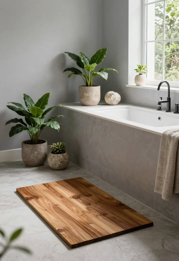 12 Men’s Bathroom Decor Ideas with Clean Masculine Style 39 12 Mens Bathroom Decor Ideas with Clean Masculine Style 9. Natural Elements 0