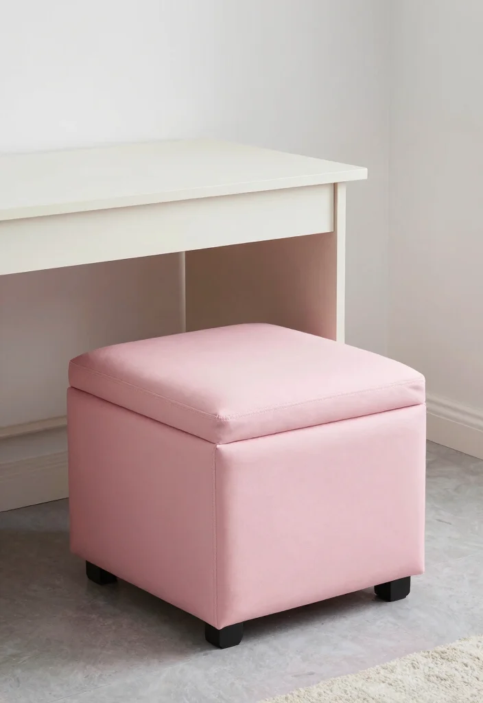 12 Pink White and Grey Bedroom Ideas with Soft Balance 10. Functional Furniture 0