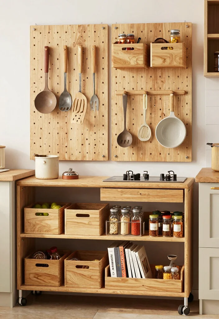 12 Rustic Small Kitchen Ideas with Cozy Character 8. Smart Storage Solutions 0