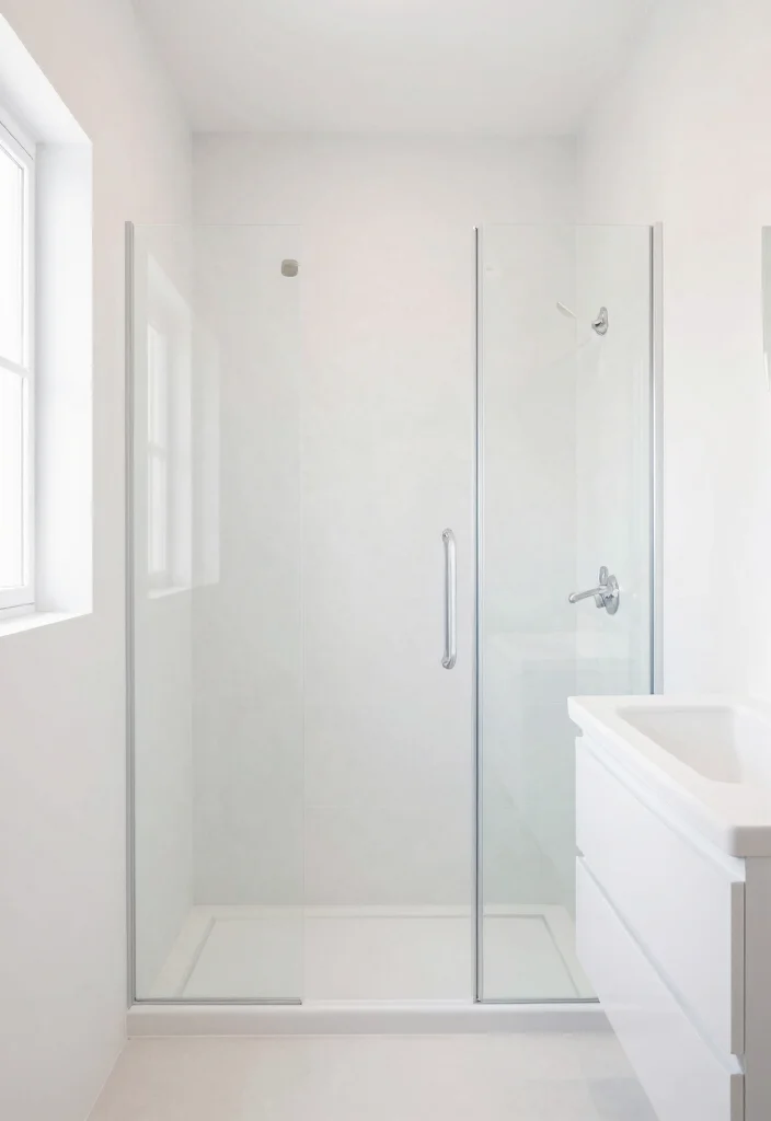 12 Small Bathroom with Shower Ideas That Feel Open and Airy 1. Embrace White and Light Colors 0