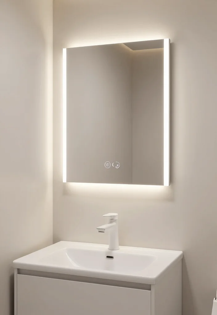 12 Small Bathroom with Shower Ideas That Feel Open and Airy 10. Integrate Technology 0