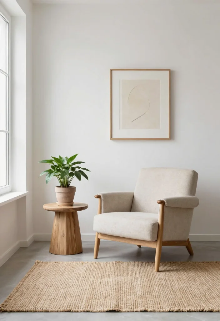 12 Small Boho Living Room Ideas with Relaxed Vibes 10. Embrace Minimalism 0