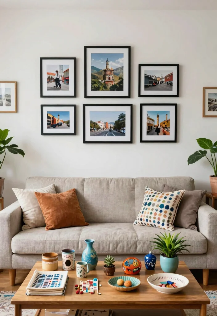 12 Small Boho Living Room Ideas with Relaxed Vibes 8. Personalized Decor Touches 0