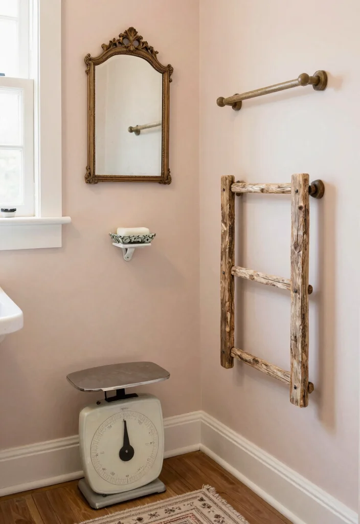 12 Small Cottage Bathroom Ideas with Vintage Cozy Vibes 35 12 Small Cottage Bathroom Ideas with Vintage Cozy Vibes 5. Antique Accessory Accents 0