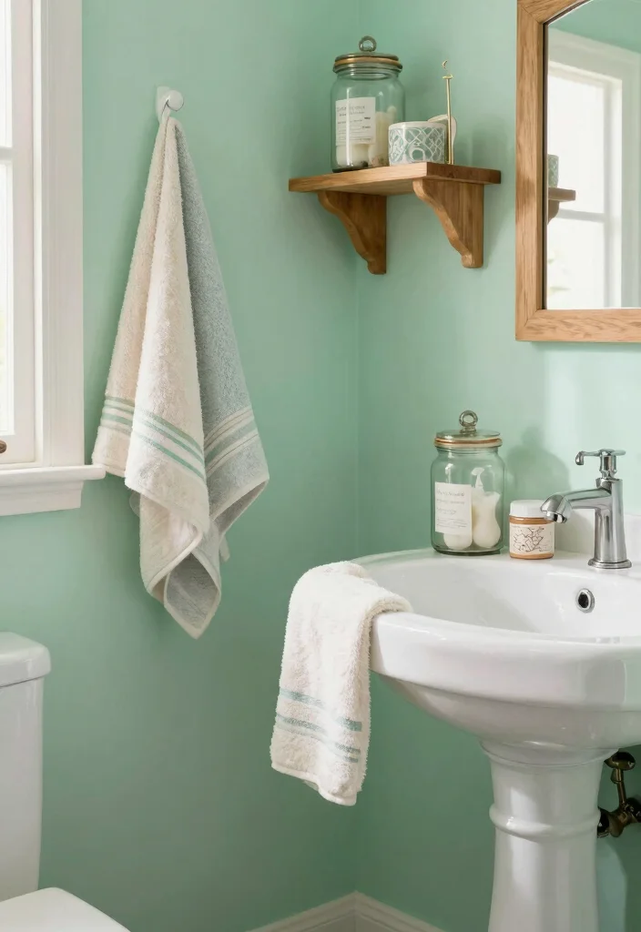 12 Small Cottage Bathroom Ideas with Vintage Cozy Vibes 46 12 Small Cottage Bathroom Ideas with Vintage Cozy Vibes 6. Vintage Color Palette 0