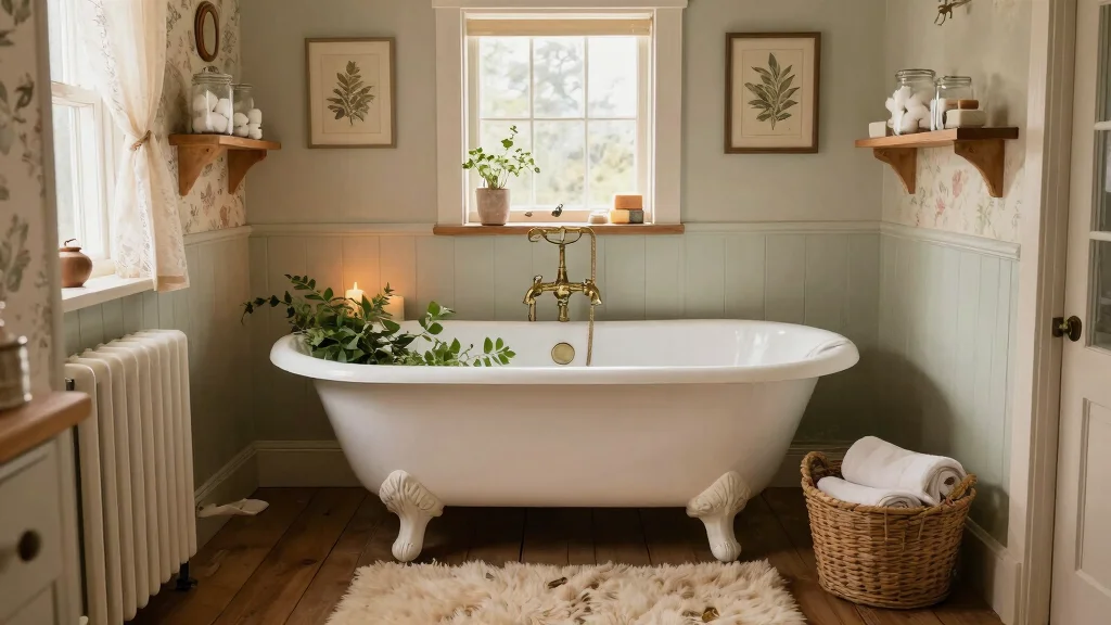 12 Small Cottage Bathroom Ideas with Vintage Cozy Vibes